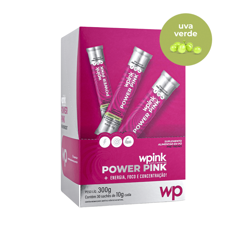 Kit Power Pink + Three Premium Whey Protein com Shaker Pro de brinde